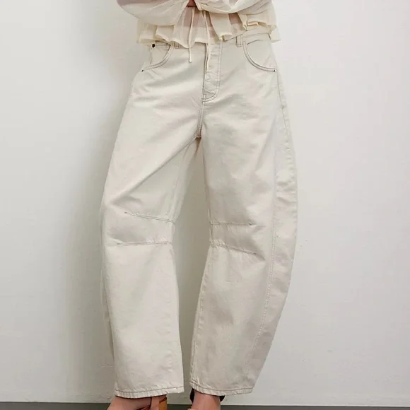 We The Free Good Luck Mid-Rise Barrel Jeans - Picture 11 of 14